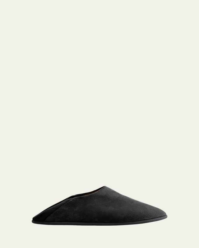 Big Bootie Suede Slipper Mules